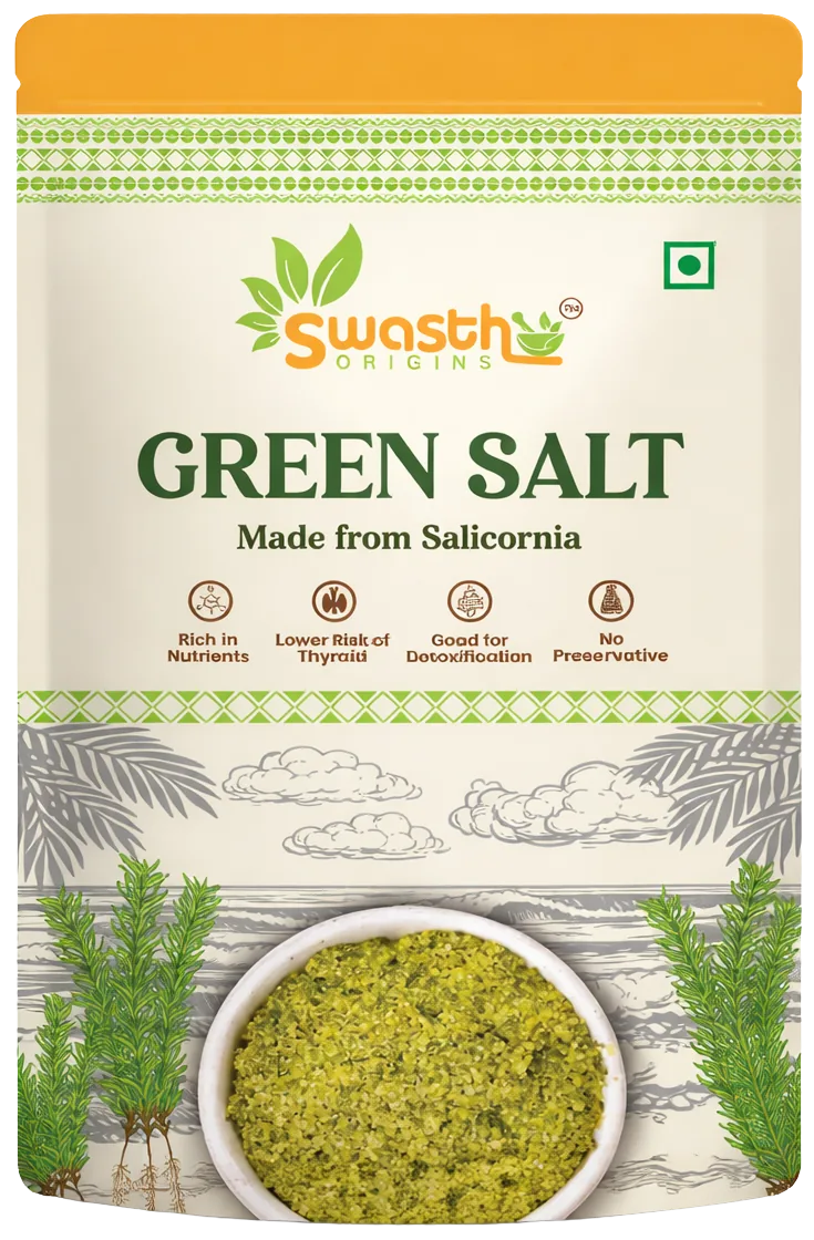 Crunchy Salad with Green Salt